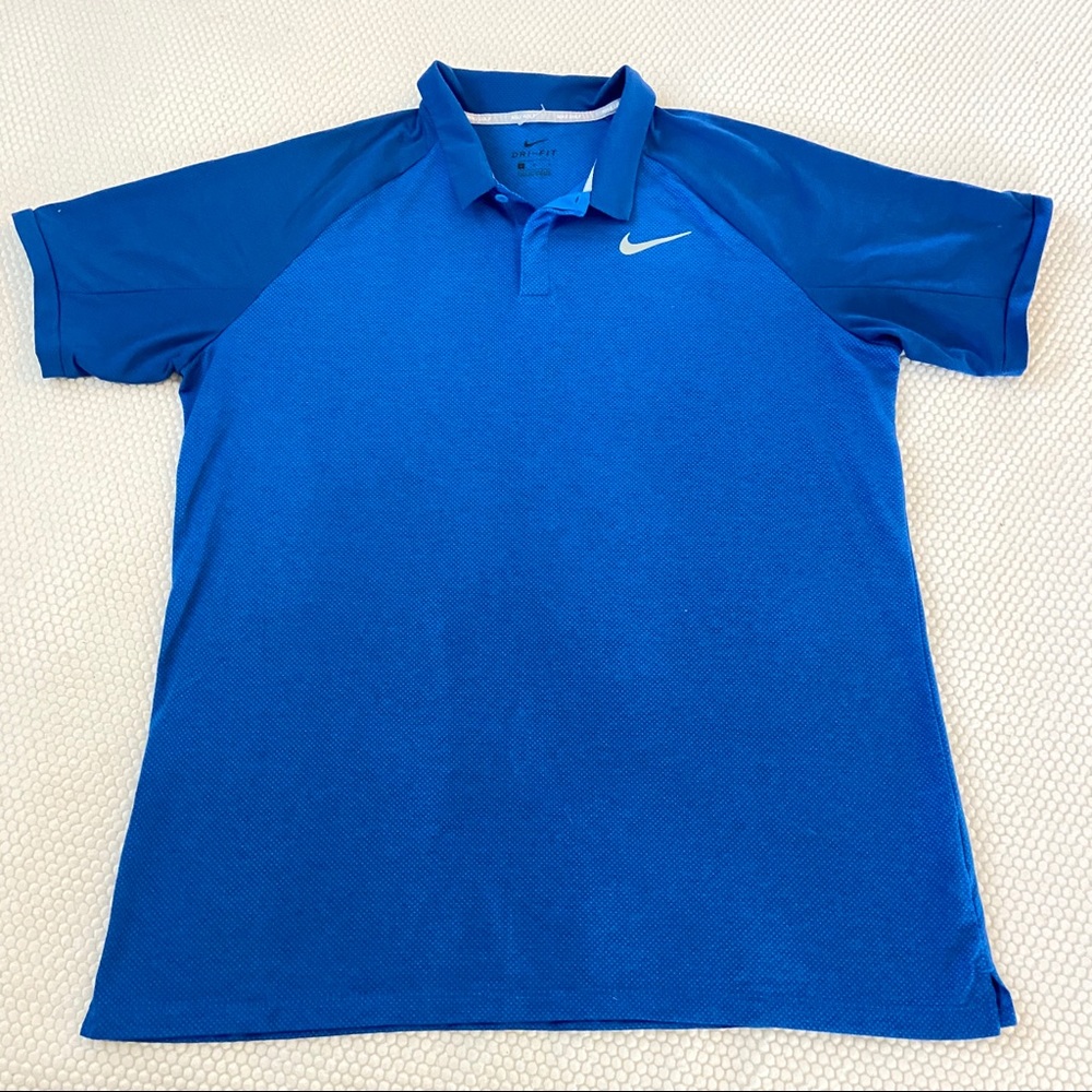 NIKE I Blue Dry Fit polo